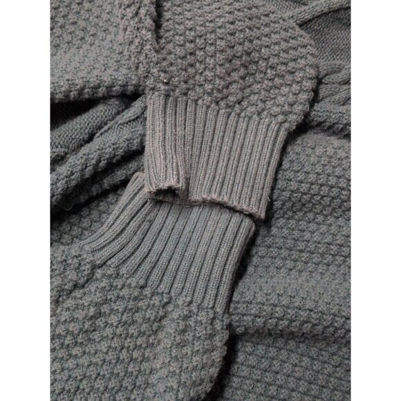 Hollister Cable Knit Sweater Women Size S Fisherman Chunky Oversized Pullover - Picture 6 of 10